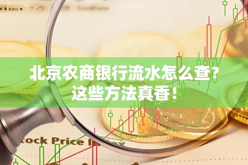 北京农商银行流水怎么查？这些方法真香！