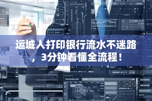 运城人打印银行流水不迷路，3分钟看懂全流程！