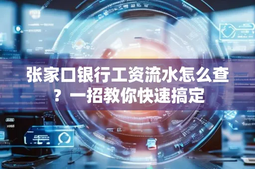 张家口银行工资流水怎么查？一招教你快速搞定